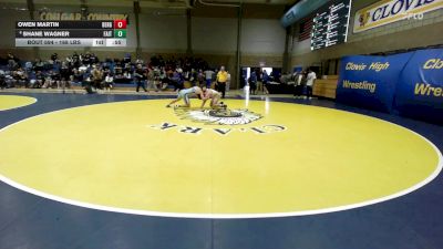 168 lbs Consi Of 16 #2 - Owen Martin, Bergen Catholic (NJ) vs Shane Wagner, Faith Christian (PA)