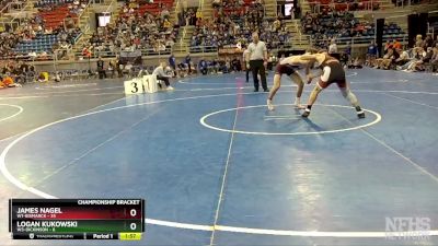 172 lbs Semis - James Nagel, W1-Bismarck vs Logan Kukowski, W3-Dickinson