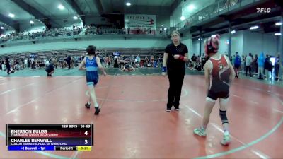 63-69 lbs Round 2 - Emerson Euliss, Terminator Wrestling Academy vs Charles Benwell, Collum Trained School Of Wrestling