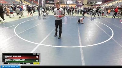 63 lbs Cons. Round 1 - Colton Steingraber, WI vs Brooks Kissling, MN
