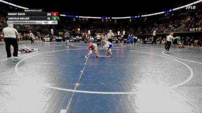 74 lbs Quarterfinal - Brady Boyd, Juniata Valley vs Lincoln Miller, Oil City