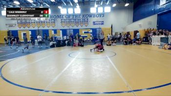 113 lbs 3rd Place Match - Shawnley Clervoyant, Cowboy Wrestling Club vs Cale Wimberly, Beebe Trained