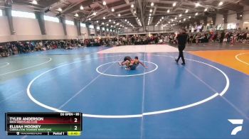 85 lbs Champ. Round 1 - Tyler Anderson, Rock Wrestling Club vs Elijiah Mooney, Carrollton Thunder Wrestling