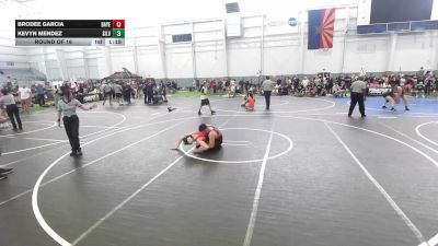 157 lbs Round Of 16 - Brodee Garcia, Bayer Trained vs Kevyn Mendez, Silverback WC