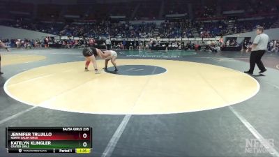 6A/5A Girls 235 Semifinal - Katelyn Klingler, Crater Girls vs Jennifer Trujillo, North Salem Girls