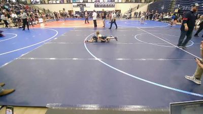 52 lbs Consi Of 8 #2 - Jude Grass, Springdale Youth Wrestling Club vs Hayes Hasenbeck, Springdale Youth Wrestling Club