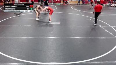 190 lbs Quarterfinal - Elijah Kincheloe, Nampa vs Beau Steel, Kuna