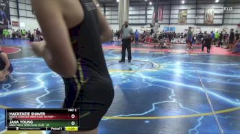 136-137 lbs Round 1 - Jana Young, Great Neck Wrestling Club vs Mackenzie Shaver, North Carolina Wrestling Factory