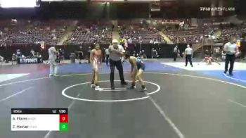 95 lbs Round Of 32 - Alberto Flores, Madras Mat Club vs Zack Hoover, Ford Dyansty WC