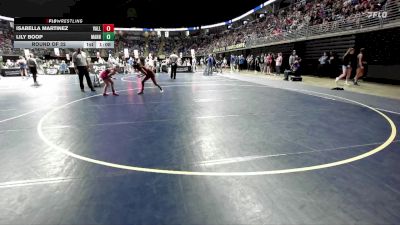 103 lbs Round Of 32 - Isabella Martinez, Valley vs Lily Boop, Manheim Township