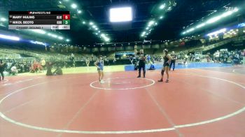 110 lbs Champ. Round 1 - HAILEY CAMERA, Sunlake vs Scarlett Huaman, Winter Springs