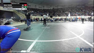 67 lbs Round Of 16 - Colt Topping, Smith Wrestling Academy vs Beau Fisher, Salina Wrestling Club