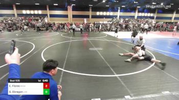 123 lbs Consi Of 8 #2 - Edwin Jr Flores, SoCal Grappling Club vs Gael Obregon, Live Training