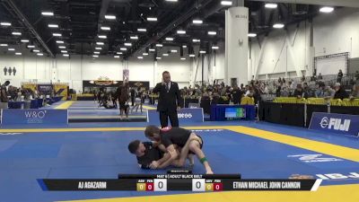 Ethan Cannon vs AJ AGAZARM 2025 World IBJJF Jiu-Jitsu No-Gi Championship