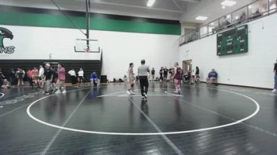 110 lbs Semifinal - Aubrey Johnson, Beatrice High School Girls vs Alicia Marfileno, Great Plains Wrestling Academy