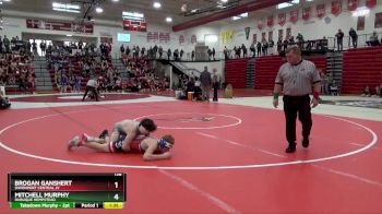 138 lbs Quarterfinal - Brogan Ganshert, Davenport Central JV vs Mitchell Murphy, Dubuque Hempstead