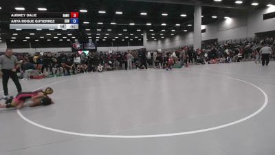 63.2-69.3 lbs Champ. Rd Of 16 - Aubrey DAlie, B.A.M. Training Center vs Arya Rogue Gutierrez, Surfside X Wrestling