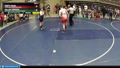 160 lbs Cons. Semi - Jhett Miles, Longhorn Wrestling Club vs Dillon Henson, Southern Idaho Training Center