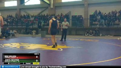 157 lbs Joryn Richter, Bismarck St Mary`s vs Ben Wilson, Campbell County