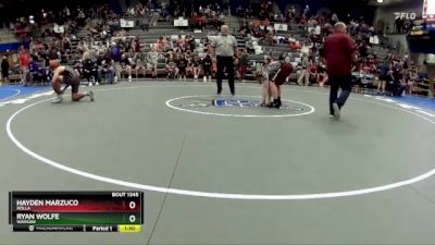 159-165 lbs Semifinal - Hayden Marzuco, Rolla vs Ryan Wolfe, Warsaw