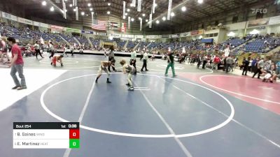 90 lbs Consi Of 4 - Braden Gaines, Windsor vs Eloy Martinez, Heaton