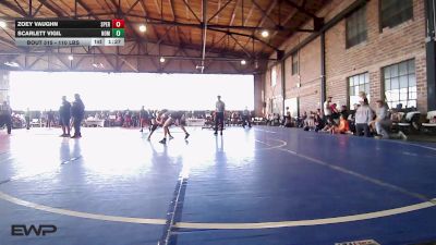 110 lbs Semifinal - Zoey Vaughn, Sperry Wrestling Club vs Scarlett Vigil, Team Nomad