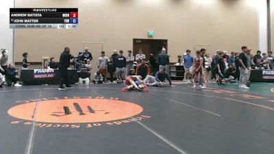 113 lbs Cons. Sub-rd Of 16 - Andrew Batista, Metrowest United vs John Matter, Yale Street WC