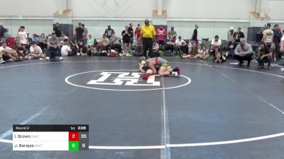 120 lbs Round 2 - Issac Brown, Ohio Gold 14K vs Juan Barajas, Dayton Bandits - Gray