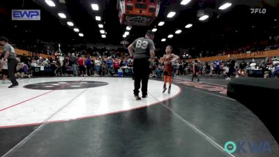 52 lbs Round Of 32 - Lynx Lehman, Lexington Wrestling Club vs Samheer Taylor, Geary Youth Wrestling