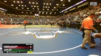 6A-190 lbs Cons. Round 1 - S`Ron Hill, Wichita-East vs Jaeden Williams, Shawnee Mission West