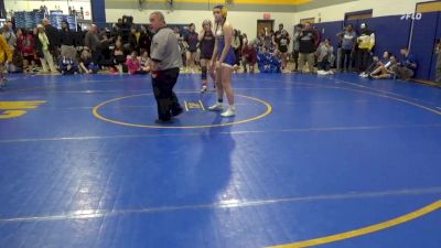 124 lbs Round Of 32 - Addison Claassen, Plum vs Bella Govern, Derry