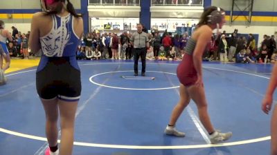 130 lbs Round Of 32 - Daisha Ward, Sharpsville vs Carley King, Kiski Area