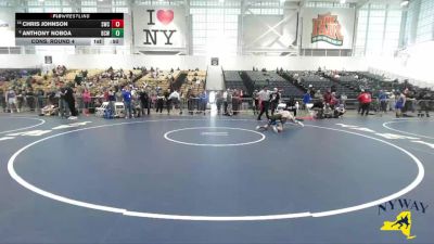 131 lbs Cons. Round 4 - Chris Johnson, Saratoga Wrestling Club vs Anthony Noboa, Bear Cave Wrestling