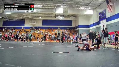 85 lbs Round 2 - Jayden Benitez, West Wateree Wrestling Club vs Asher Johnson, Legacy Elite Wrestling Club