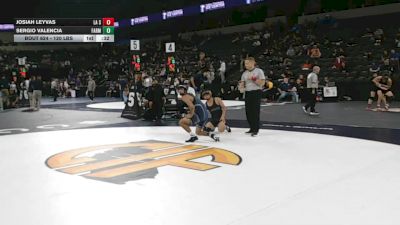120 lbs Consi Of 32 #2 - Josiah Leyvas, La Serna (SS) vs Sergio Valencia, Farmersville (CS)