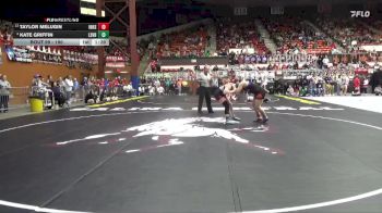 190 lbs Champ. Round 1 - Taylor Melugin, Independence Hs vs Kate Griffin, Lindsborg-Smoky Valley HS