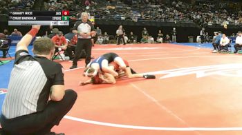 120 Class 4 lbs Semifinal - Graidy Rice, Jackson vs Cruz Enderle, St. Pius X (Kansas City)