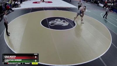 Cons. Round 1 - Cole Booth, Tekamah-Herman vs Christian Nordby, Pierce