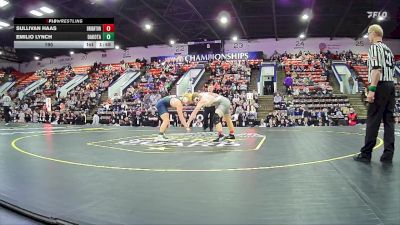 190 lbs Quarterfinals (8 Team) - Sullivan Haas, Brighton HS vs Emilio Lynch, Dakota HS