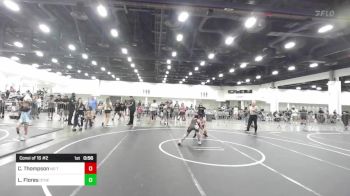 102 lbs Consi Of 16 #2 - Caleb Thompson, No Team vs Luke Flores, Other Team