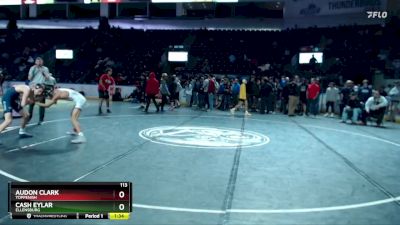 113 lbs Champ. Round 3 - Cash Eylar, Ellensburg vs Audon Clark, Toppenish