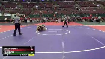 D1-157 lbs Cons. Round 1 - Noah Ewen, Perrysburg vs Donavyn Watts, Pick. North