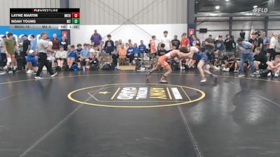 116 lbs Rr Rnd 1 - Layne Martin, Michigan Premier Blue - BHS vs Noah Young, M2 Training Center - BHS