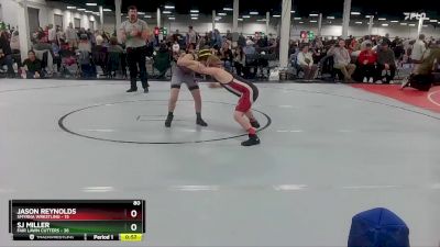 80 lbs Round 6 (10 Team) - SJ Miller, Fair Lawn Cutters vs Jason Reynolds, Smyrna Wrestling