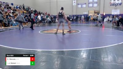 132 lbs Cons. Round 5 - Jacob Geiser, Houston vs Connor Reeves, Springfield