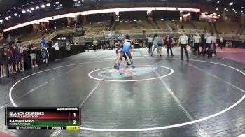 130 lbs Quarterfinal - Blanca Cespedes, Riverdale High School vs Kamiah Ross, Florida Phoenix