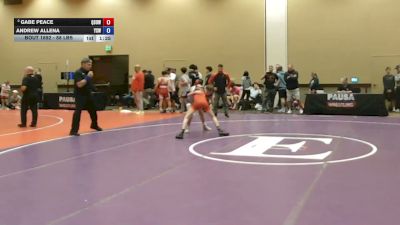 88 lbs Cons. Semis - Gabe Peace, Quest School Of Wrestling vs Andrew Allena, Yale Street WC