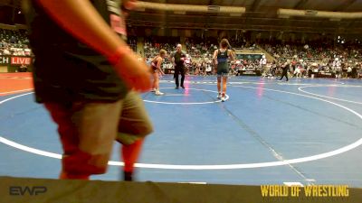 110 lbs 3rd Place - Chanlee McKinney, Woodland Wrestling Club vs Koree Vigue, Threestyle