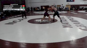 285 lbs Quarterfinal - Stetson Davis, Sioux Falls vs Tyler Raway, Augsburg