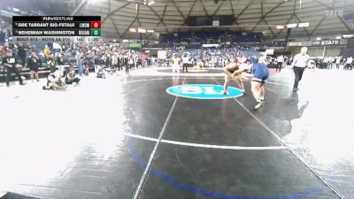 Boys 3A 215 lbs Quarterfinal - Nehemiah Washington, Decatur vs Dre Tarrant Sio-Fetaui, Lincoln (Tacoma)